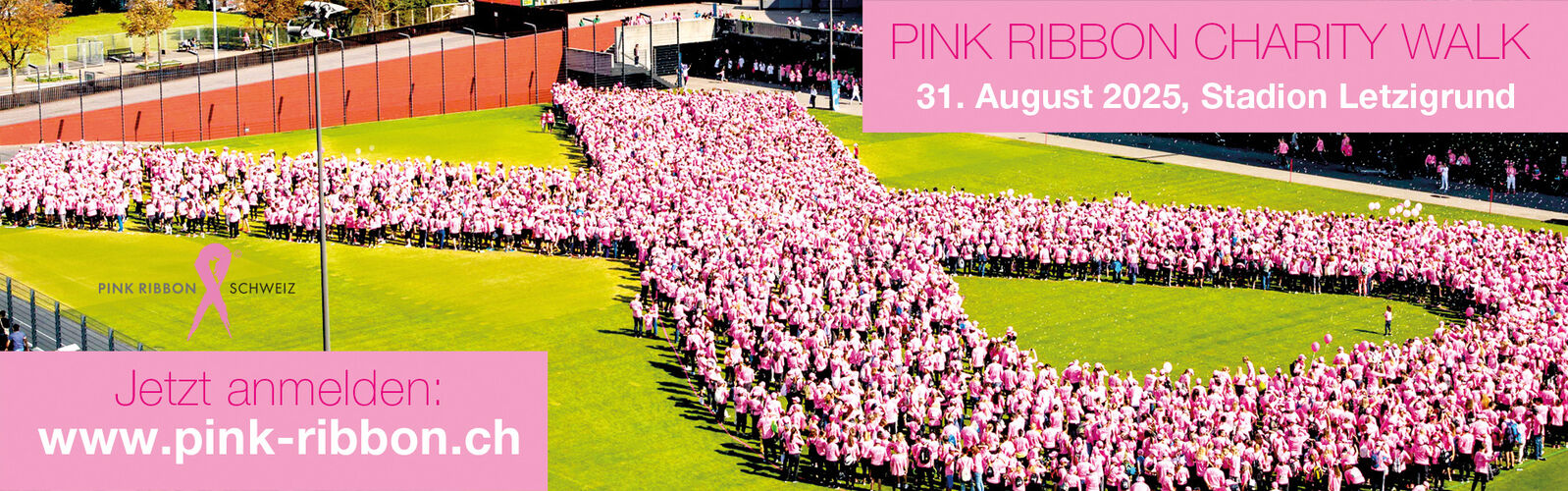 PINK RIBBON CHARITY WALK 2025 - 31. August 2025